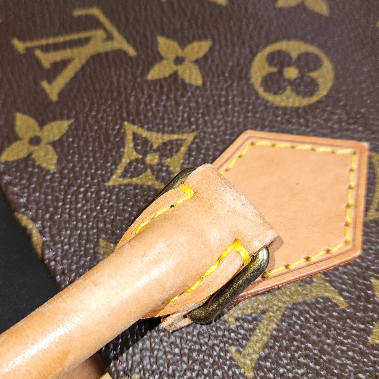 Louis Vuitton Louis Vuitton Canvas Monogram Sac Plat Handbag Divers