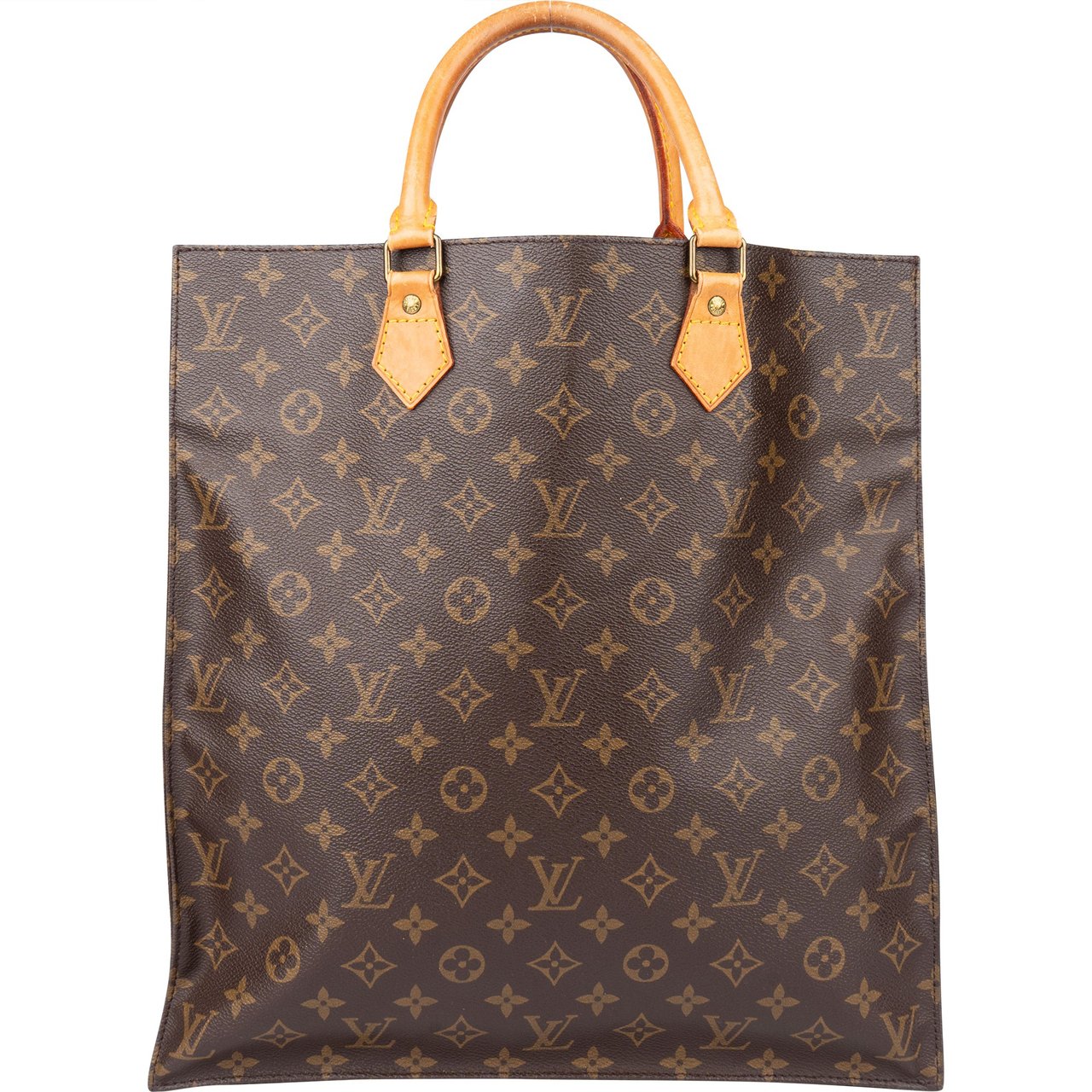 Louis Vuitton Louis Vuitton Canvas Monogram Sac Plat Handbag Divers