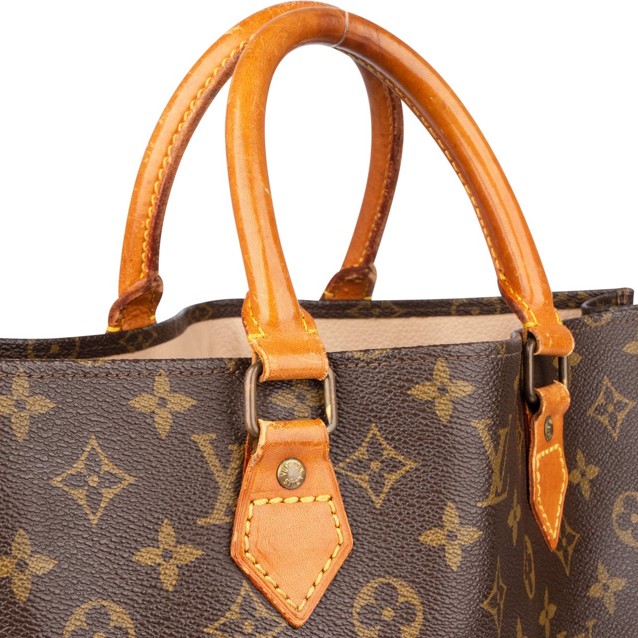 Louis Vuitton Louis Vuitton Canvas Monogram Sac Plat Hanbag Divers