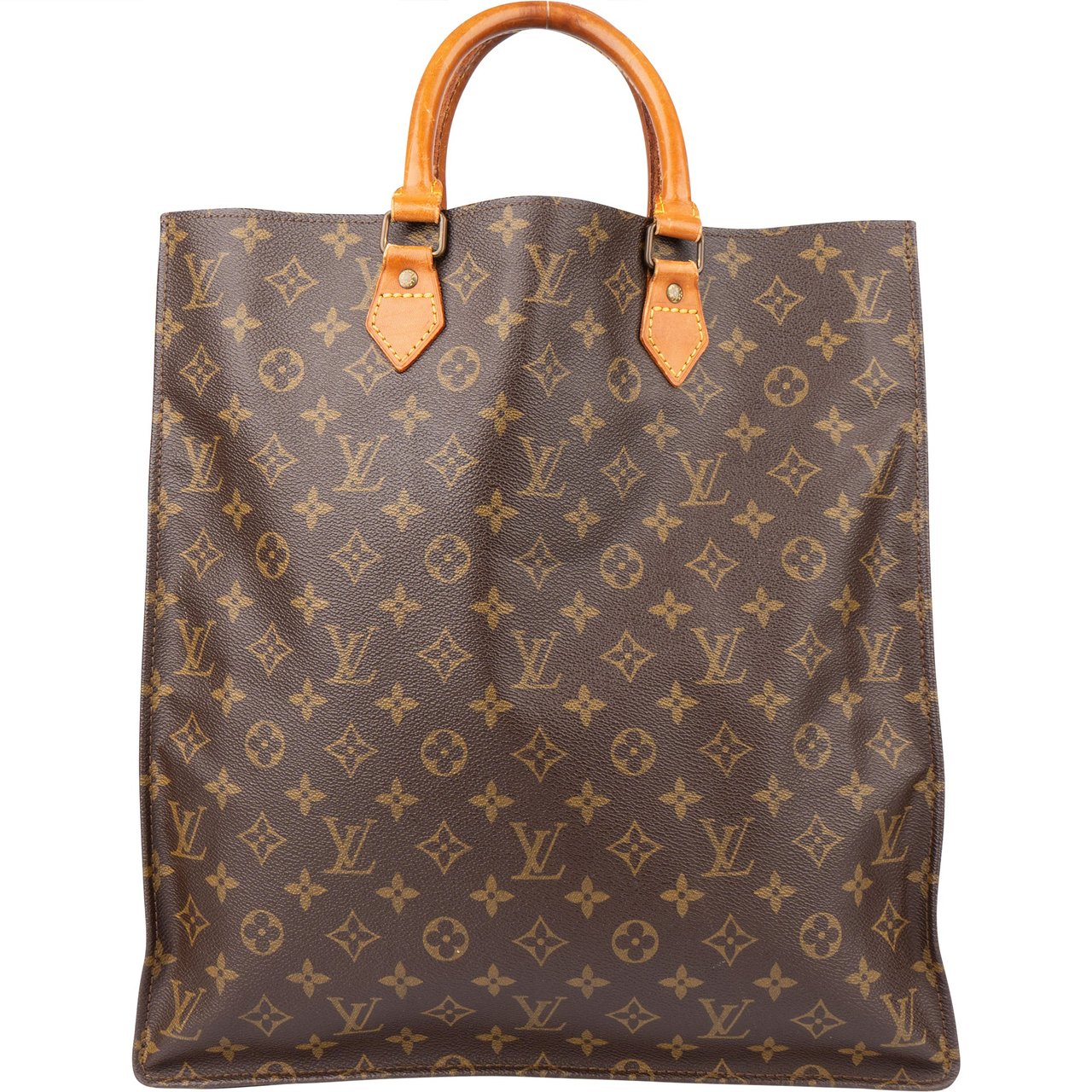 Louis Vuitton Louis Vuitton Canvas Monogram Sac Plat Hanbag Divers