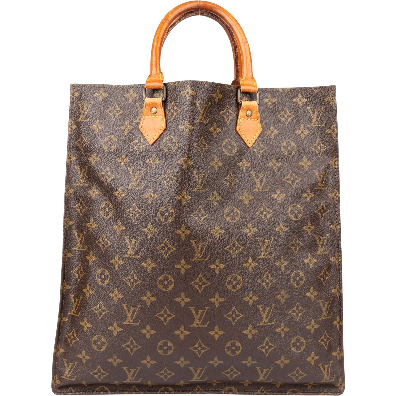 Louis Vuitton Louis Vuitton Canvas Monogram Sac Plat Hanbag Divers