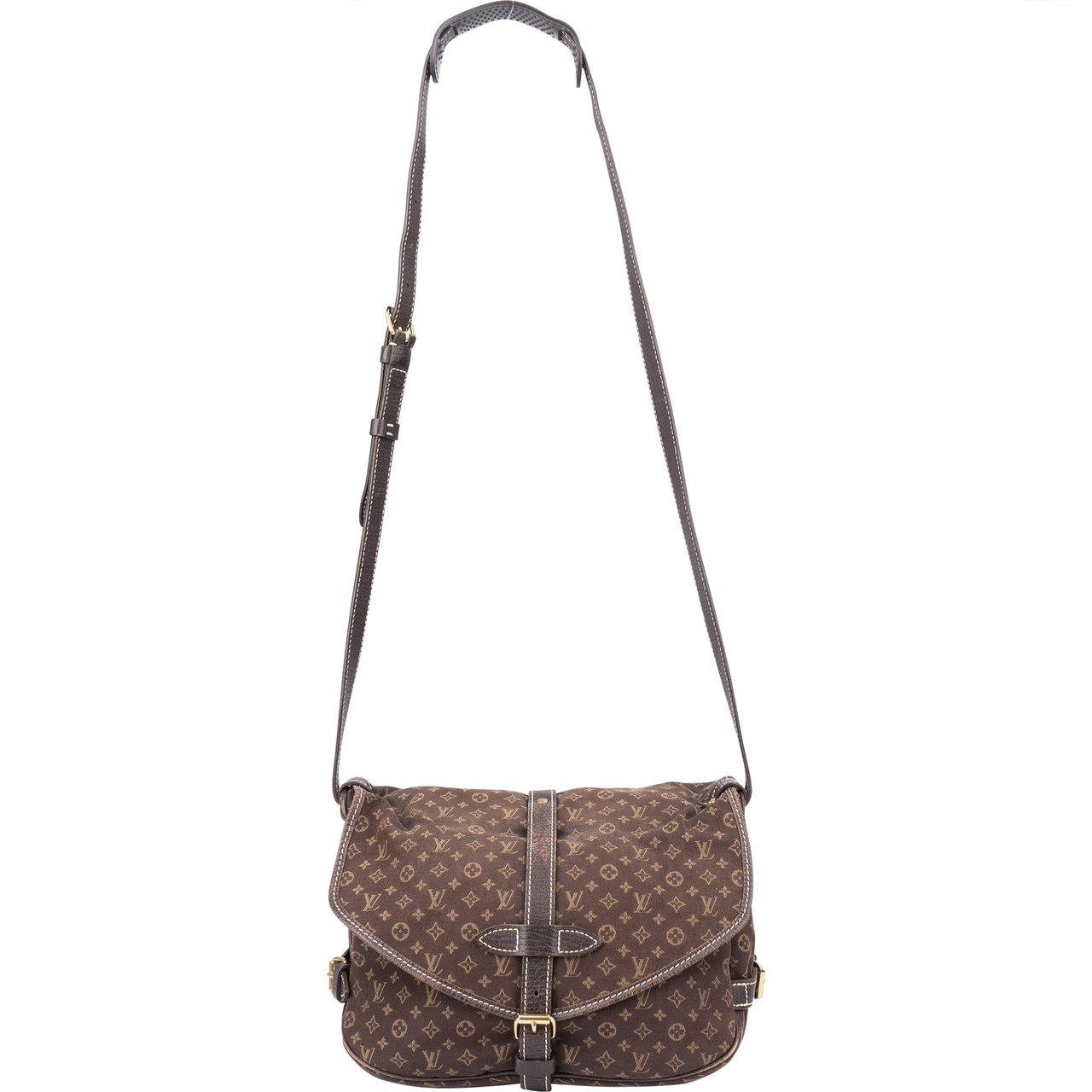 Louis Vuitton Louis Vuitton Mini Lin Monogram Saumur 30 Crossbody Bag Divers