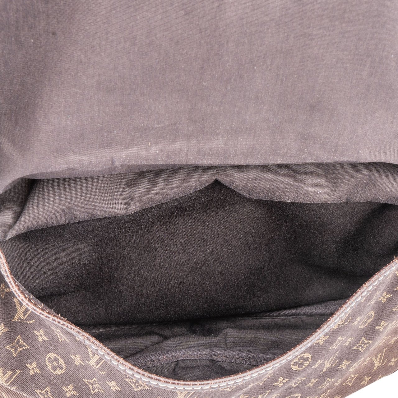 Louis Vuitton Mini Lin Monogram Saumur 30 Crossbody Bag Bruin