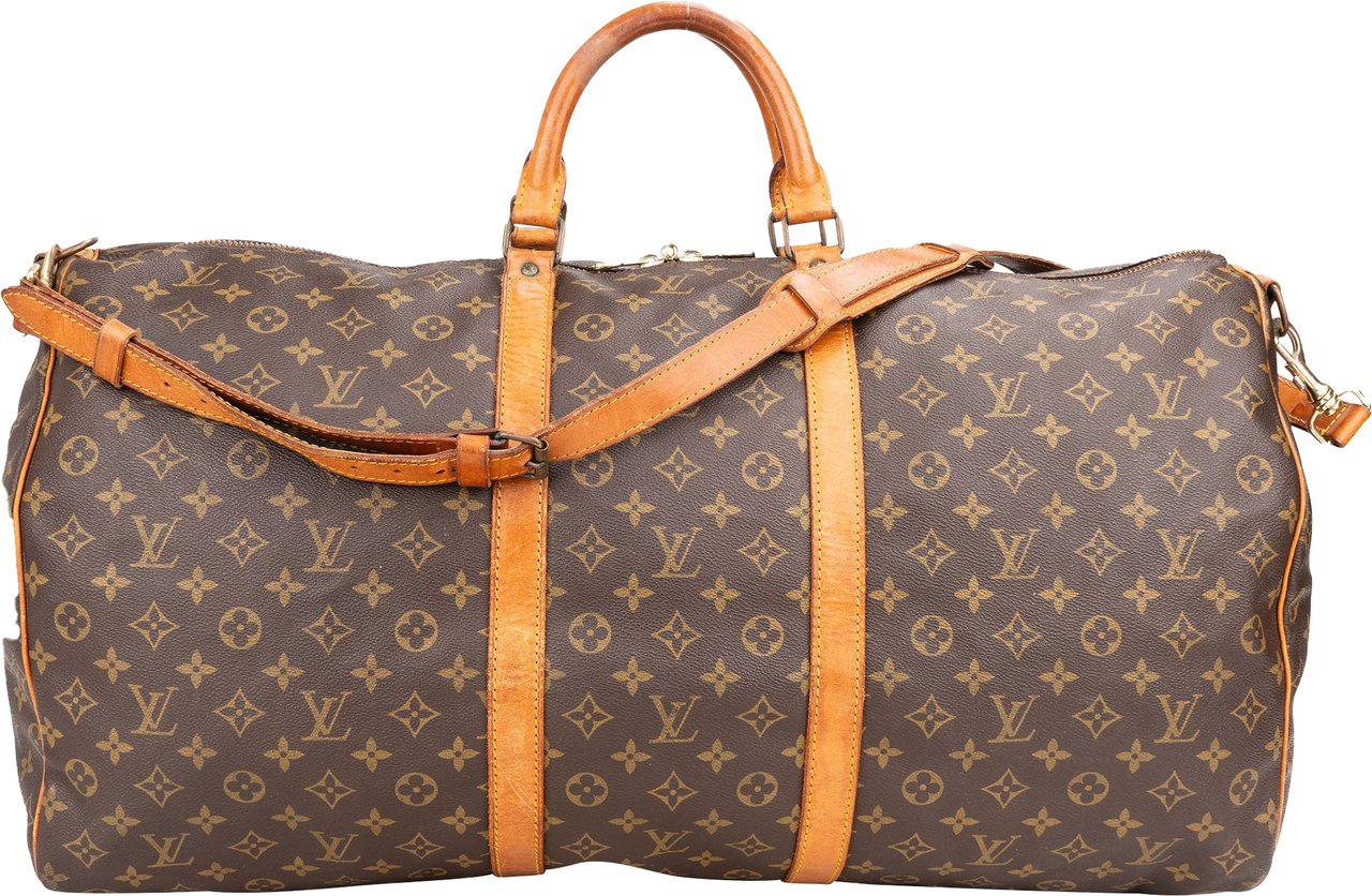 Louis Vuitton Louis Vuitton Canvas Monogram Keepall 60 Bandouliere Divers