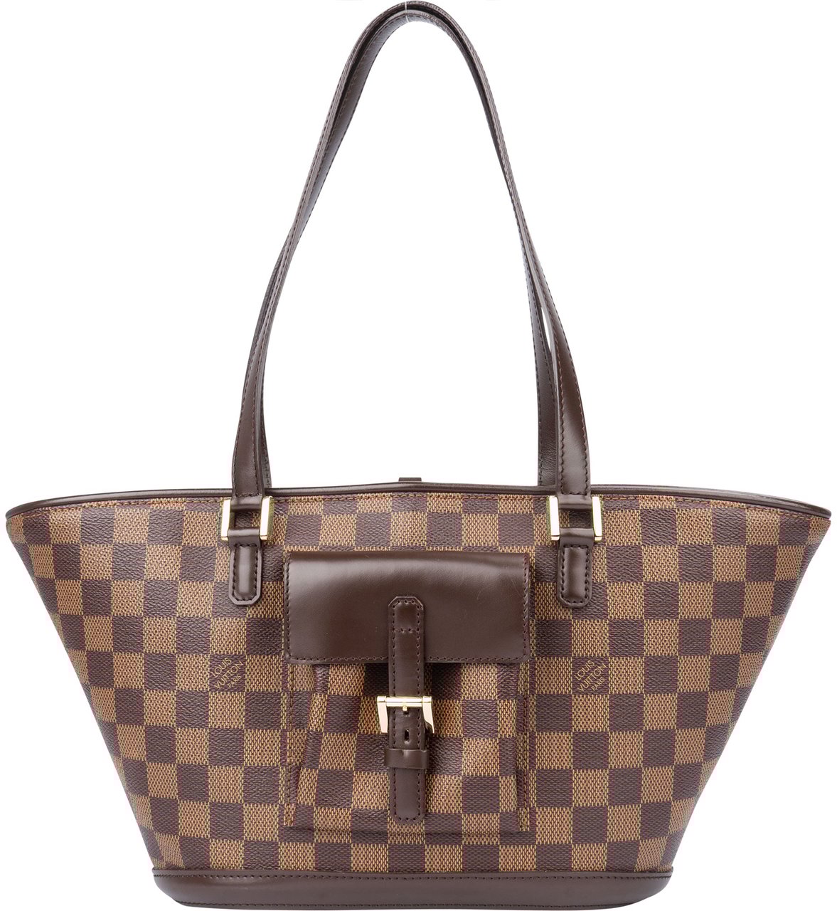 Louis Vuitton Louis Vuitton Damier Ebene Monogram Manosque PM Handbag Divers