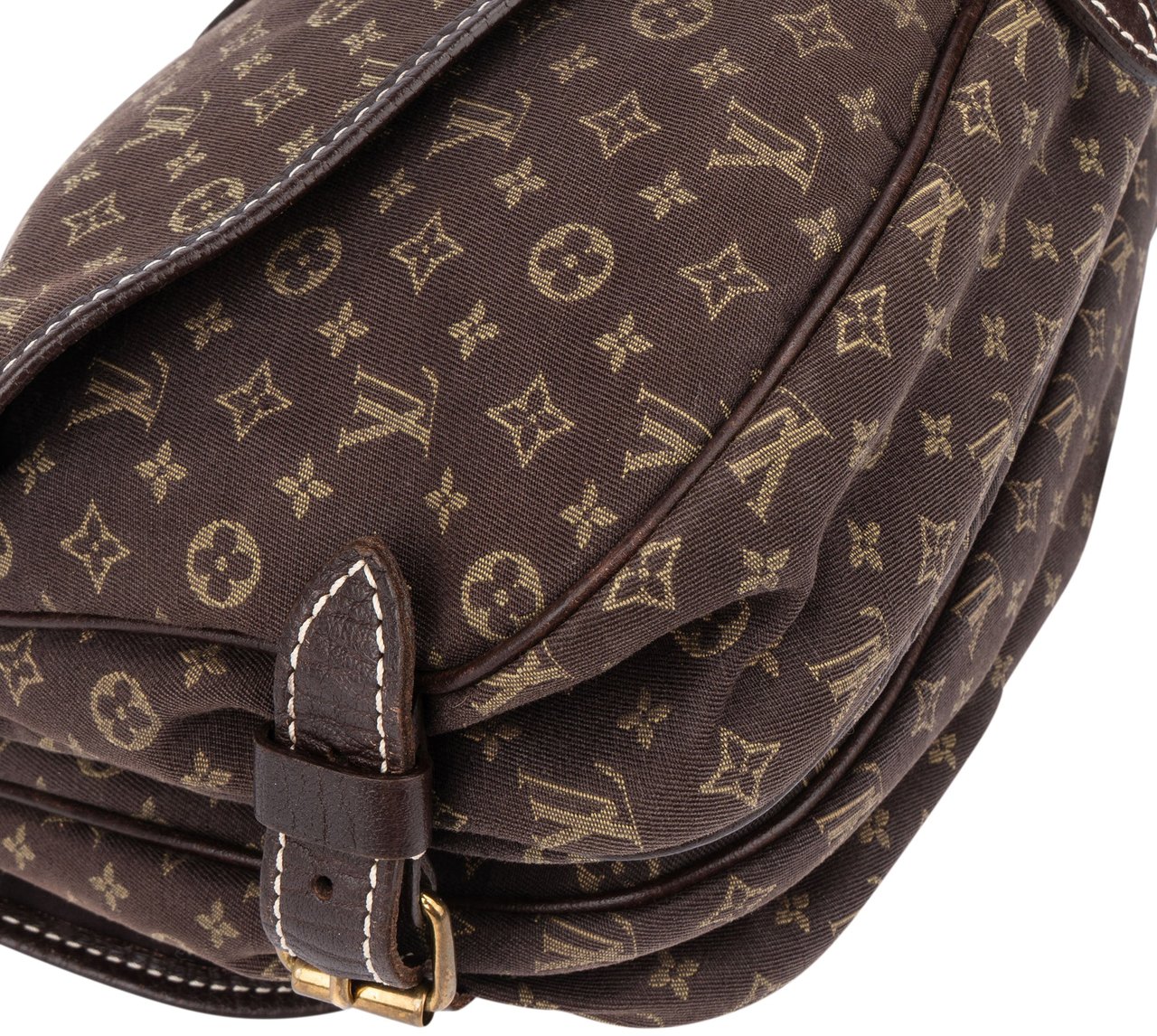 Louis Vuitton Louis Vuitton Mini Lin Monogram Saunur 30 Crossbody Bag Divers