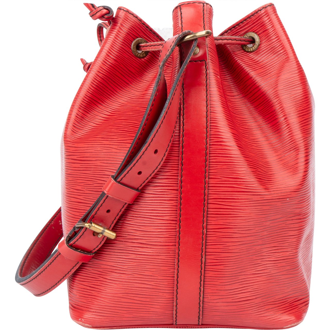Louis Vuitton Louis Vuitton Rouge Epi Leather Sac Noe Petit Shoulder Bag Rood