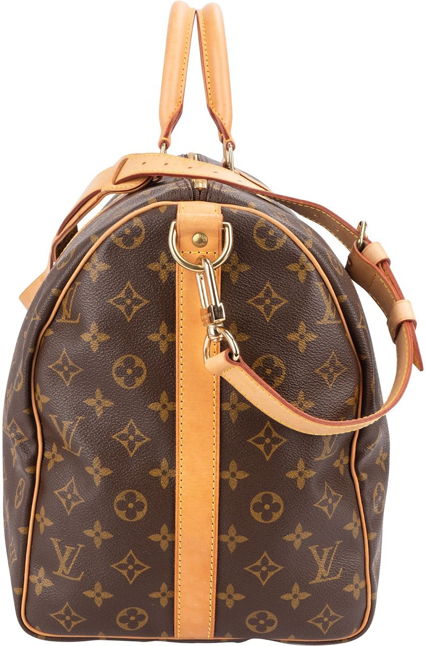 Louis Vuitton Louis Vuitton Monogram Canvas Keepall 50 Bandoulière Travel Bag Bruin