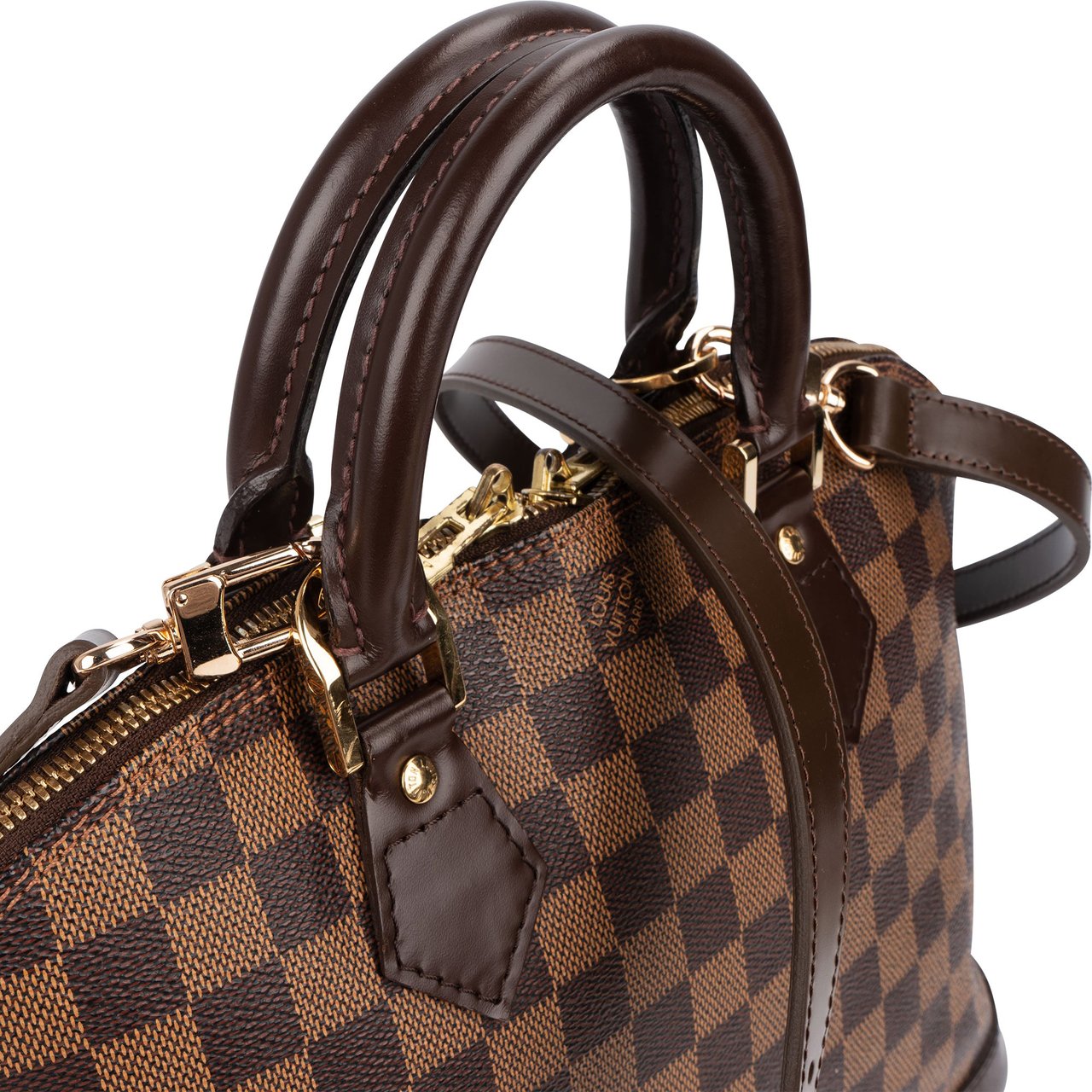 Louis Vuitton Louis Vuitton Monogram Damier Ebene Alma PM Handbag Bruin