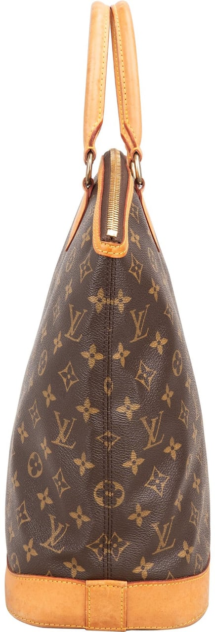 Louis Vuitton Louis Vuitton Monogram Canvas Lockit GM Handbag Bruin