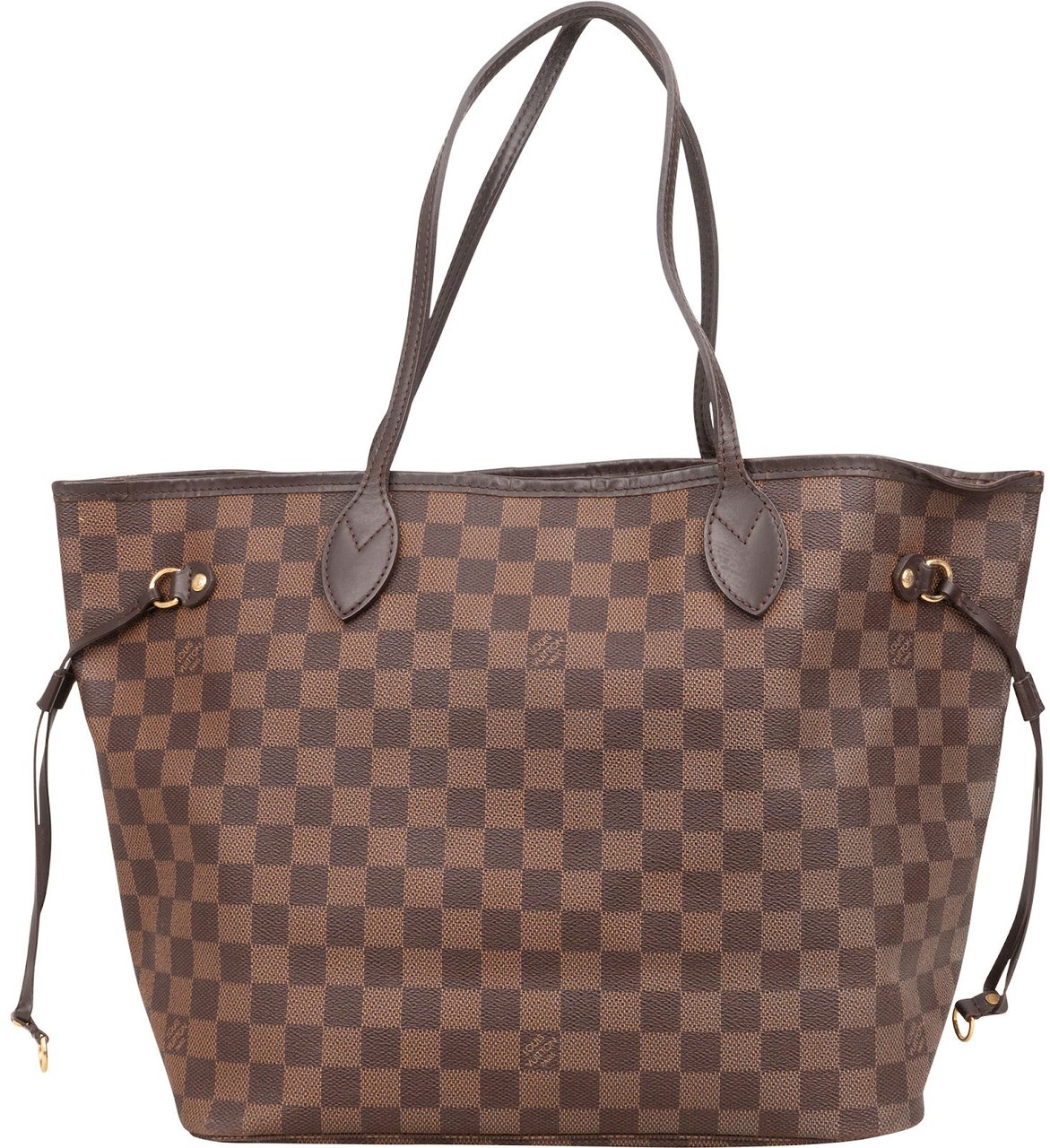 Louis Vuitton Louis Vuitton Monogram Damier Ebene Neverfull MM Shoulder Bag Bruin
