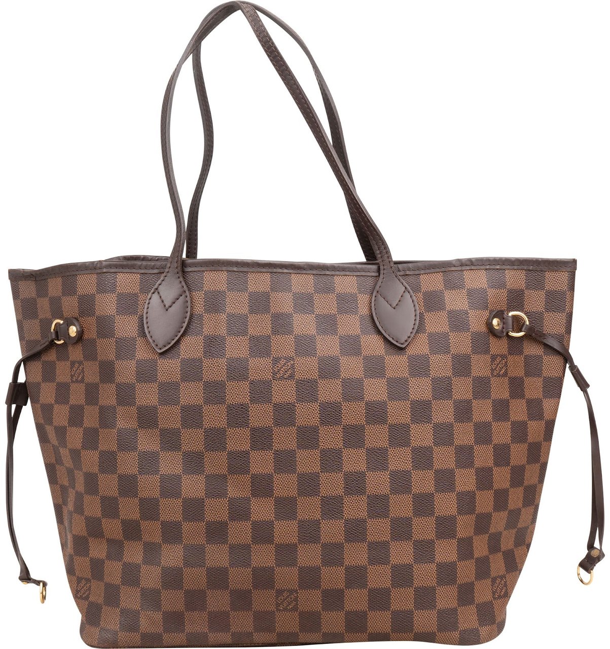 Louis Vuitton Louis Vuitton Monogram Damier Ebene Neverfull MM Shoulder Bag Bruin