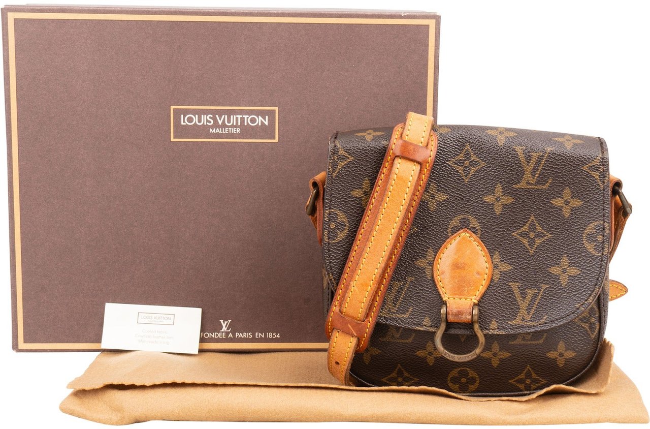 Louis Vuitton Louis Vuitton Monogram Canvas Saint Cloud PM Crossbody Bag Bruin