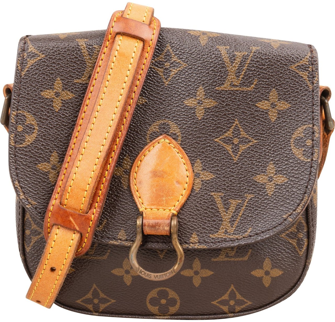 Louis Vuitton Louis Vuitton Monogram Canvas Saint Cloud PM Crossbody Bag Bruin
