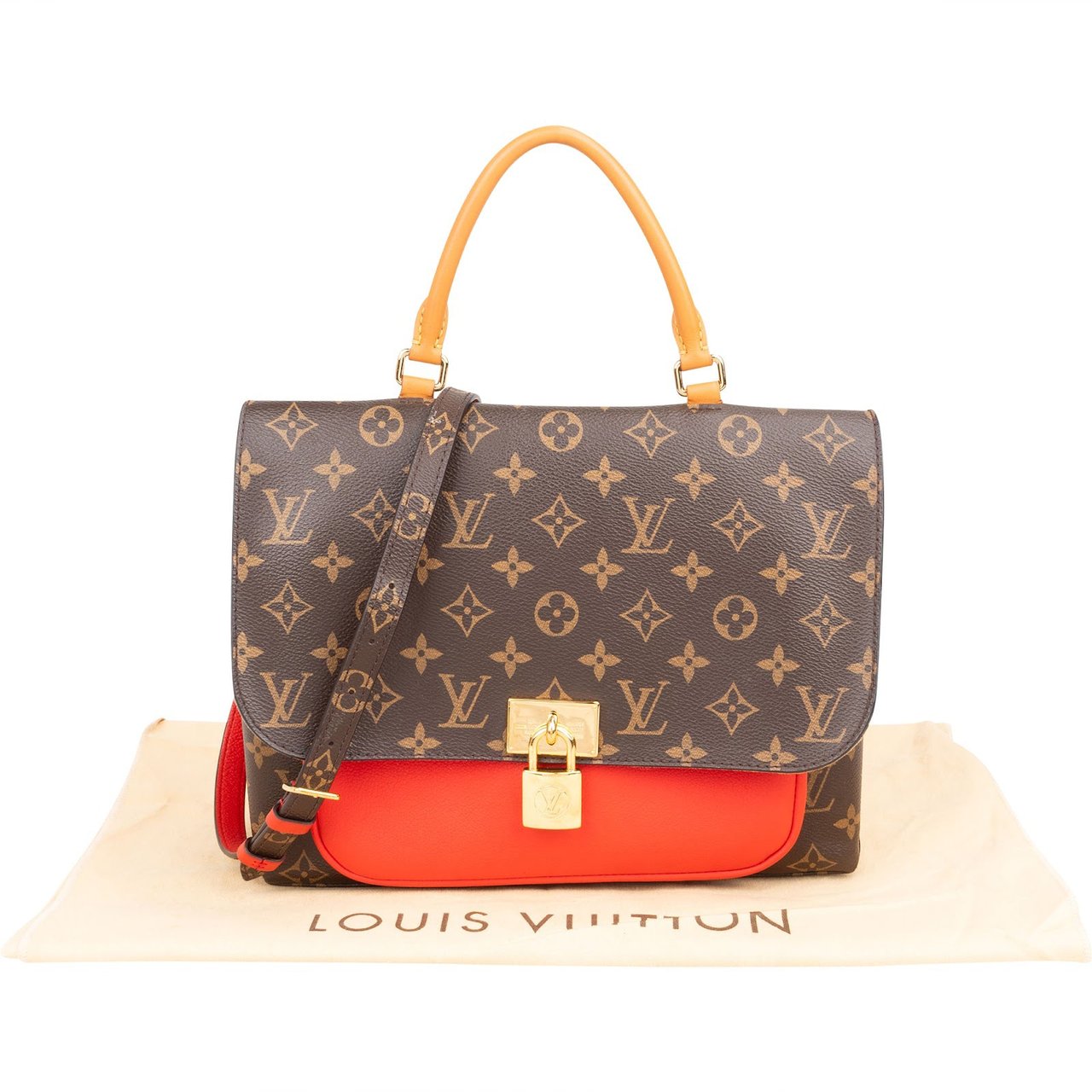 Louis Vuitton Louis Vuitton Monogram Canvas Marignan Handbag Bruin