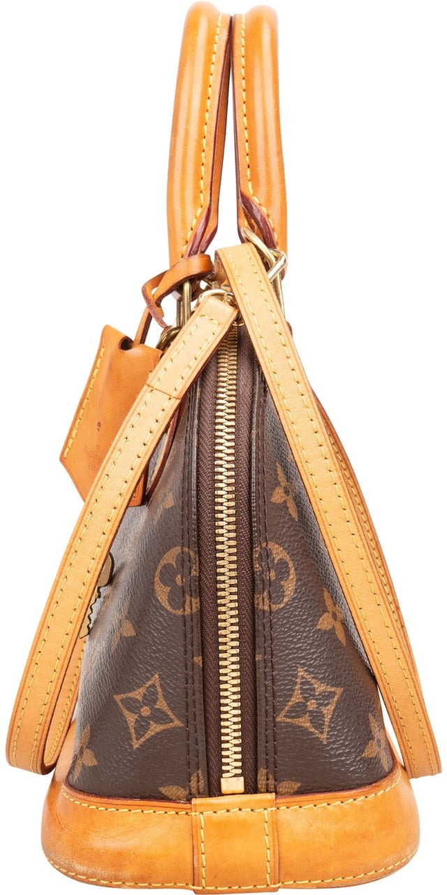 Louis Vuitton Monogram Canvas Alma BB Handbag Bruin