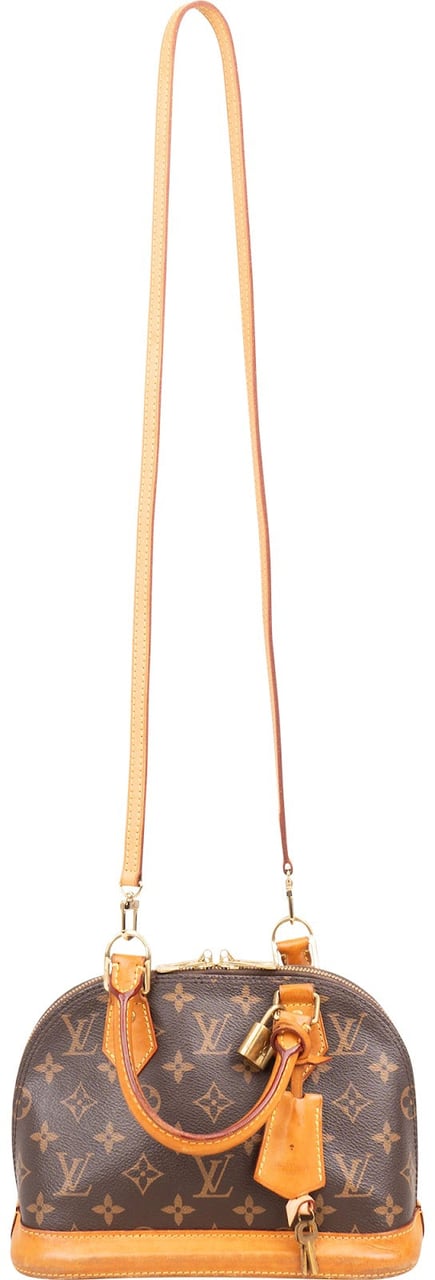 Louis Vuitton Monogram Canvas Alma BB Handbag Bruin