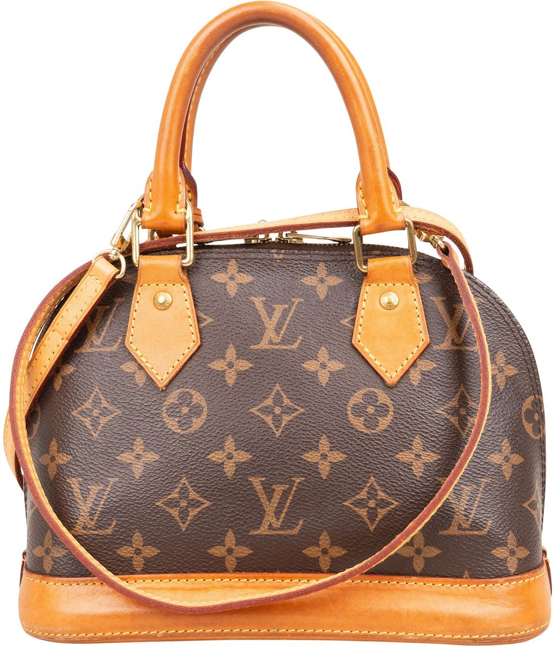 Louis Vuitton Monogram Canvas Alma BB Handbag Bruin