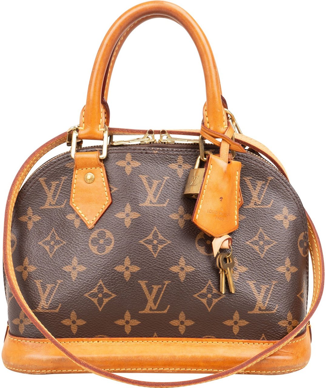 Louis Vuitton Monogram Canvas Alma BB Handbag Bruin