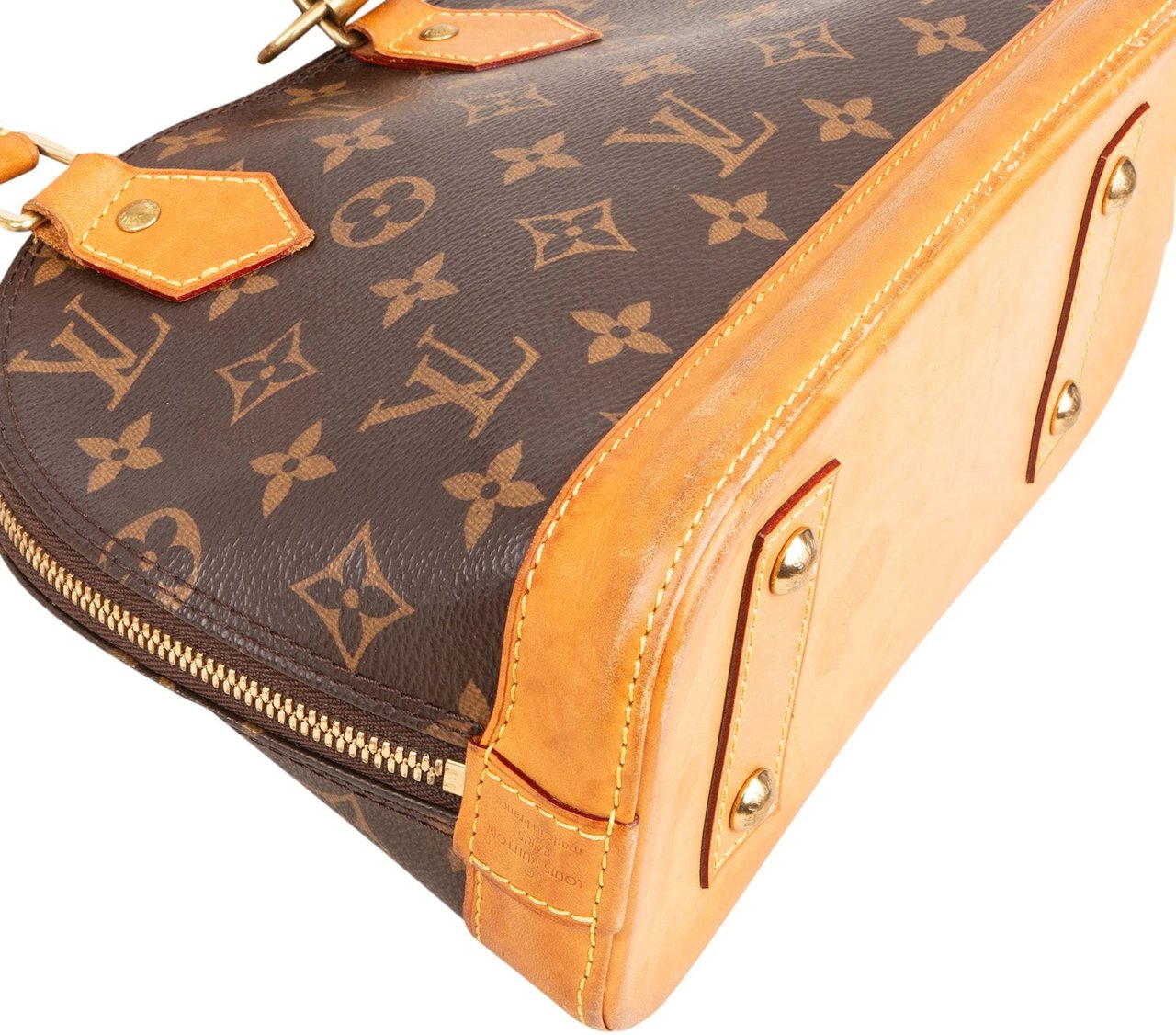 Louis Vuitton Monogram Canvas Alma BB Handbag Bruin