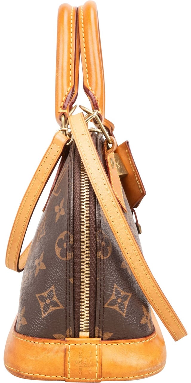 Louis Vuitton Monogram Canvas Alma BB Handbag Bruin
