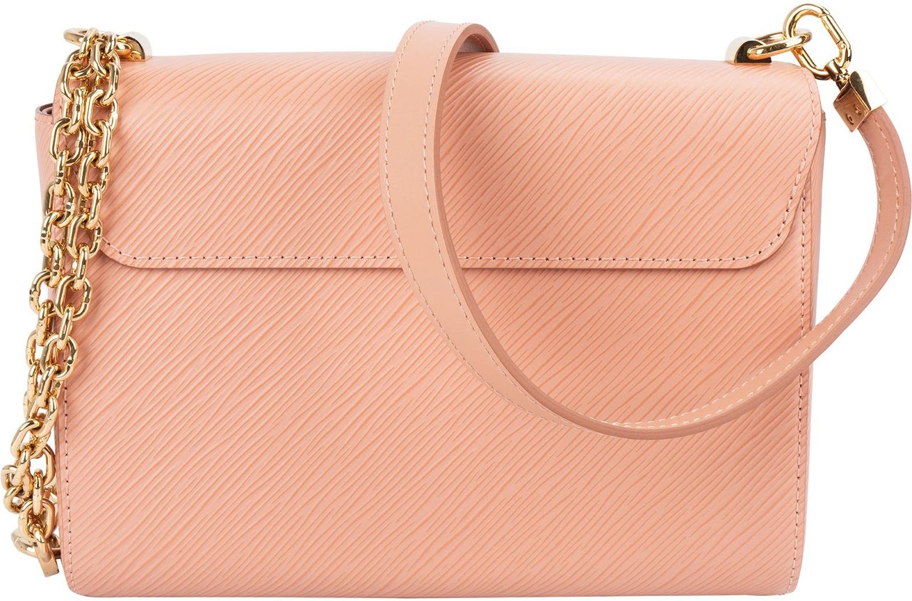 Louis Vuitton Rose Epi Leather Twist Flower Chain Crossbody Bag Divers