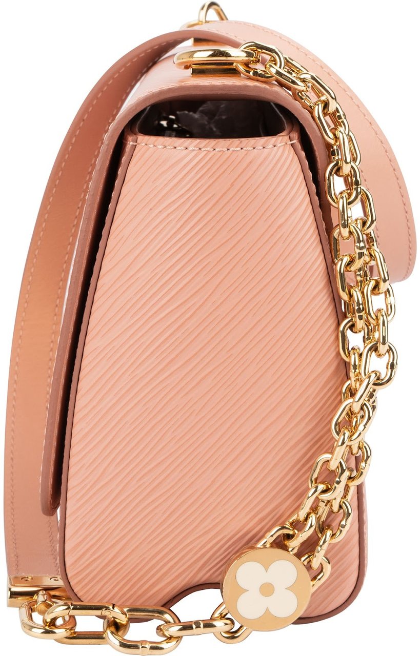Louis Vuitton Rose Epi Leather Twist Flower Chain Crossbody Bag Divers