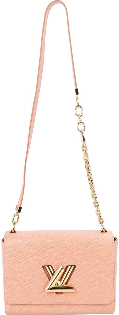 Louis Vuitton Rose Epi Leather Twist Flower Chain Crossbody Bag Divers