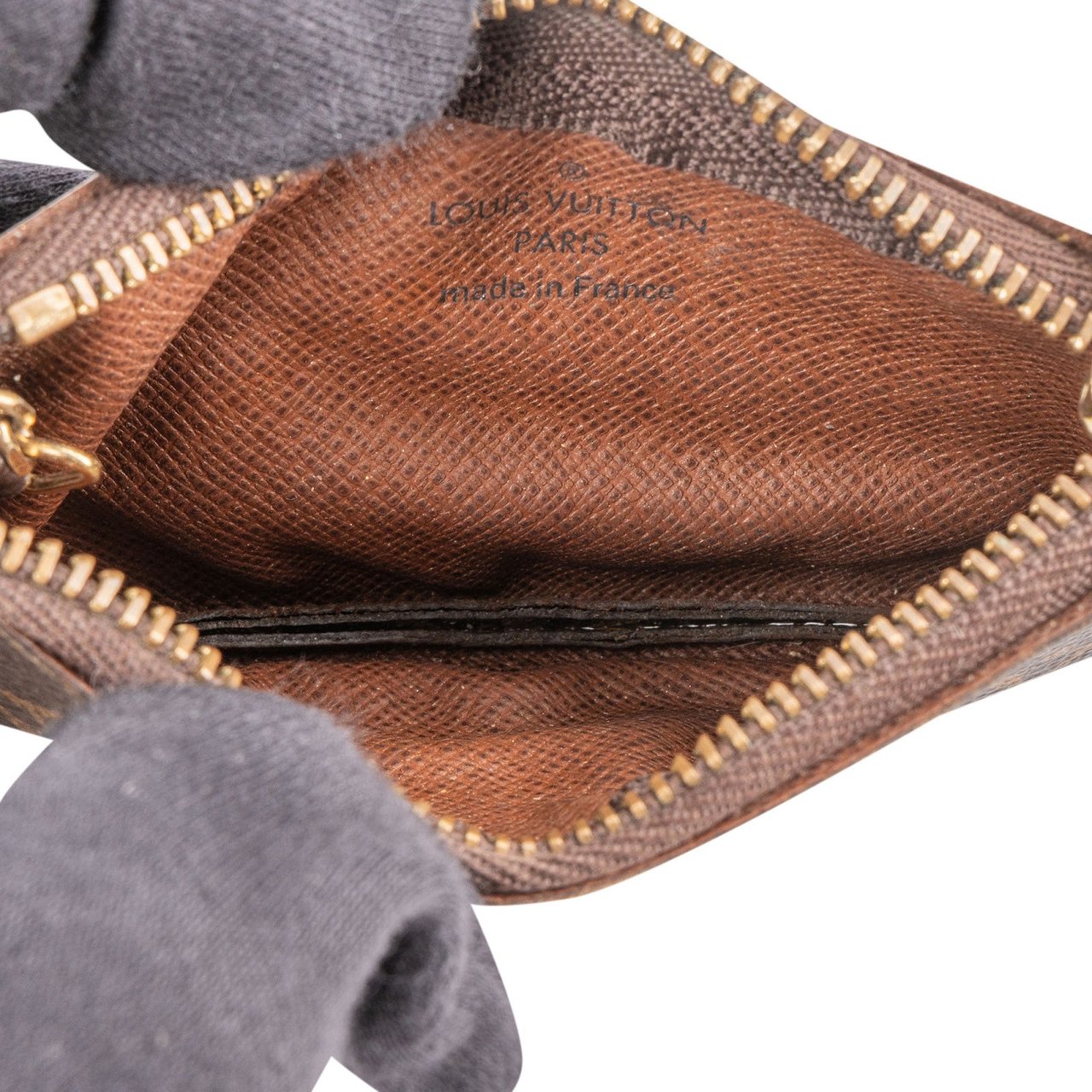 Louis Vuitton Louis Vuitton Monogram Canvas Key Pouch Bruin