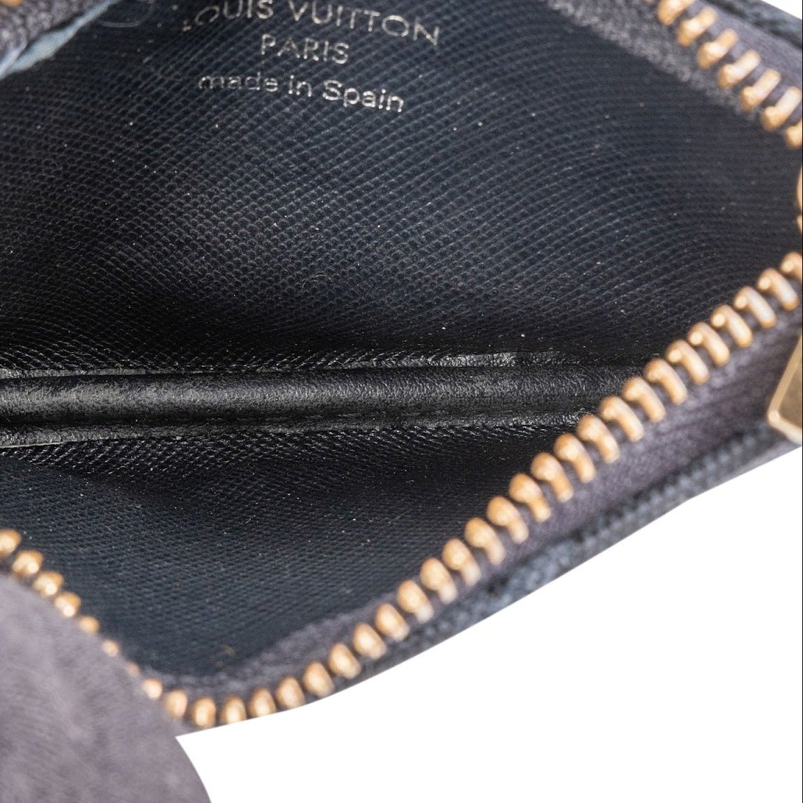 Louis Vuitton Louis Vuitton Mini Lin Monogram Idylle Key Pouch Zwart