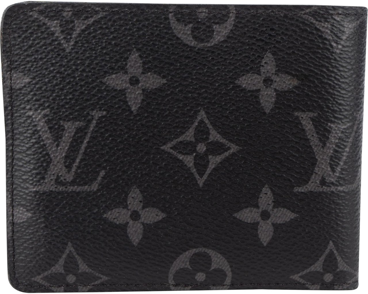 Louis Vuitton Louis Vuitton Canvas Monogram Eclipse Slender Wallet Zwart