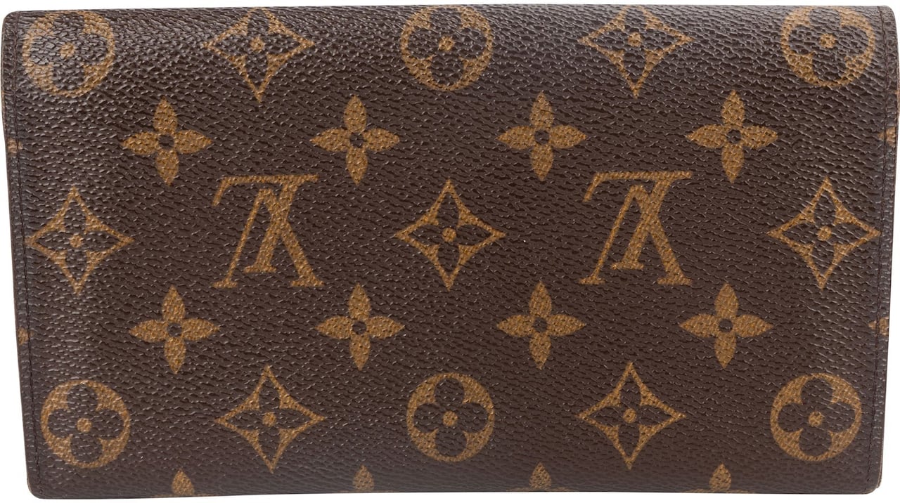 Louis Vuitton Louis Vuitton Monogram Canvas Sarah Wallet Bruin