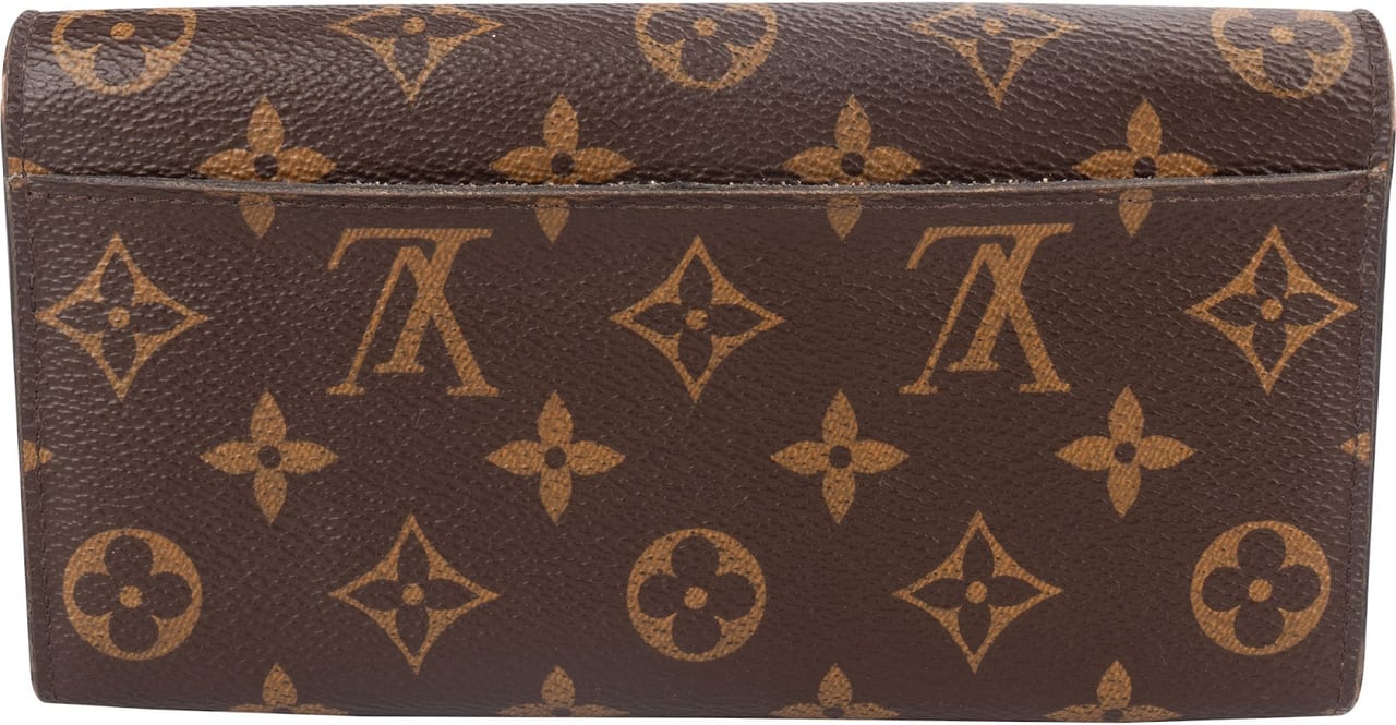 Louis Vuitton Louis Vuitton Monogram Canvas Sarah Wallet Bruin