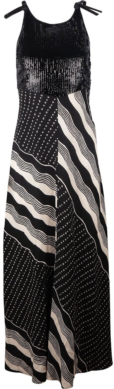 Louis Vuitton Louis Vuitton Multicolor Pailletten Dress (34) Zwart