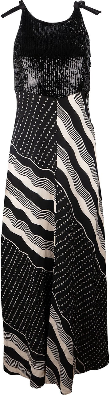 Louis Vuitton Louis Vuitton Multicolor Pailletten Dress (34) Zwart