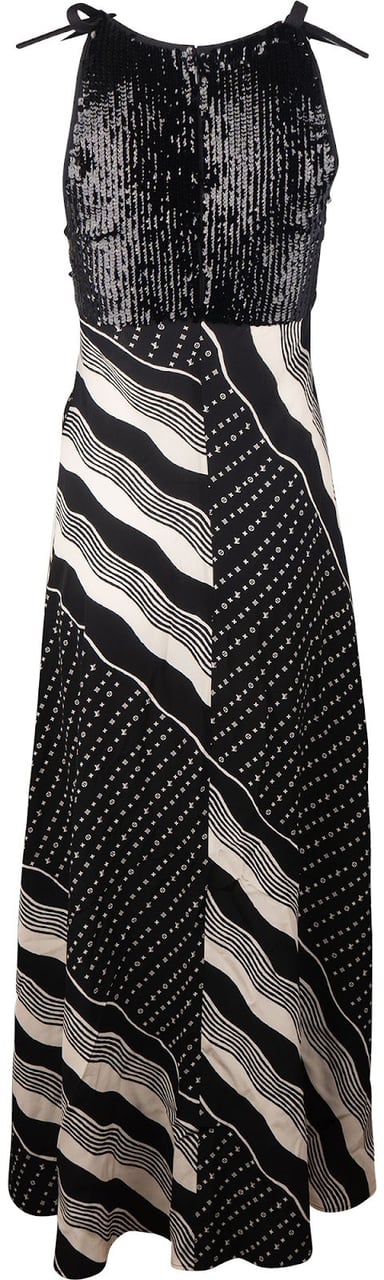 Louis Vuitton Louis Vuitton Multicolor Pailletten Dress (34) Zwart