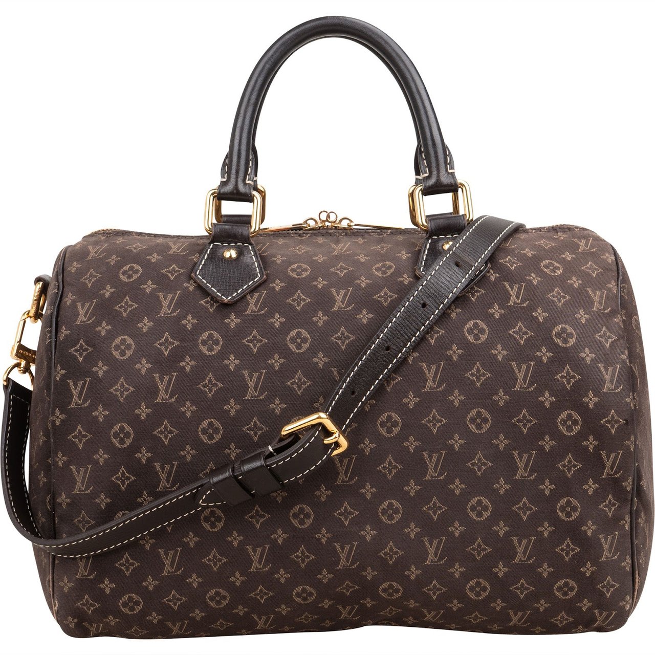 Louis Vuitton Louis Vuitton Monogram Mini Lin Speedy 30 Bandoulière Handbag Bruin