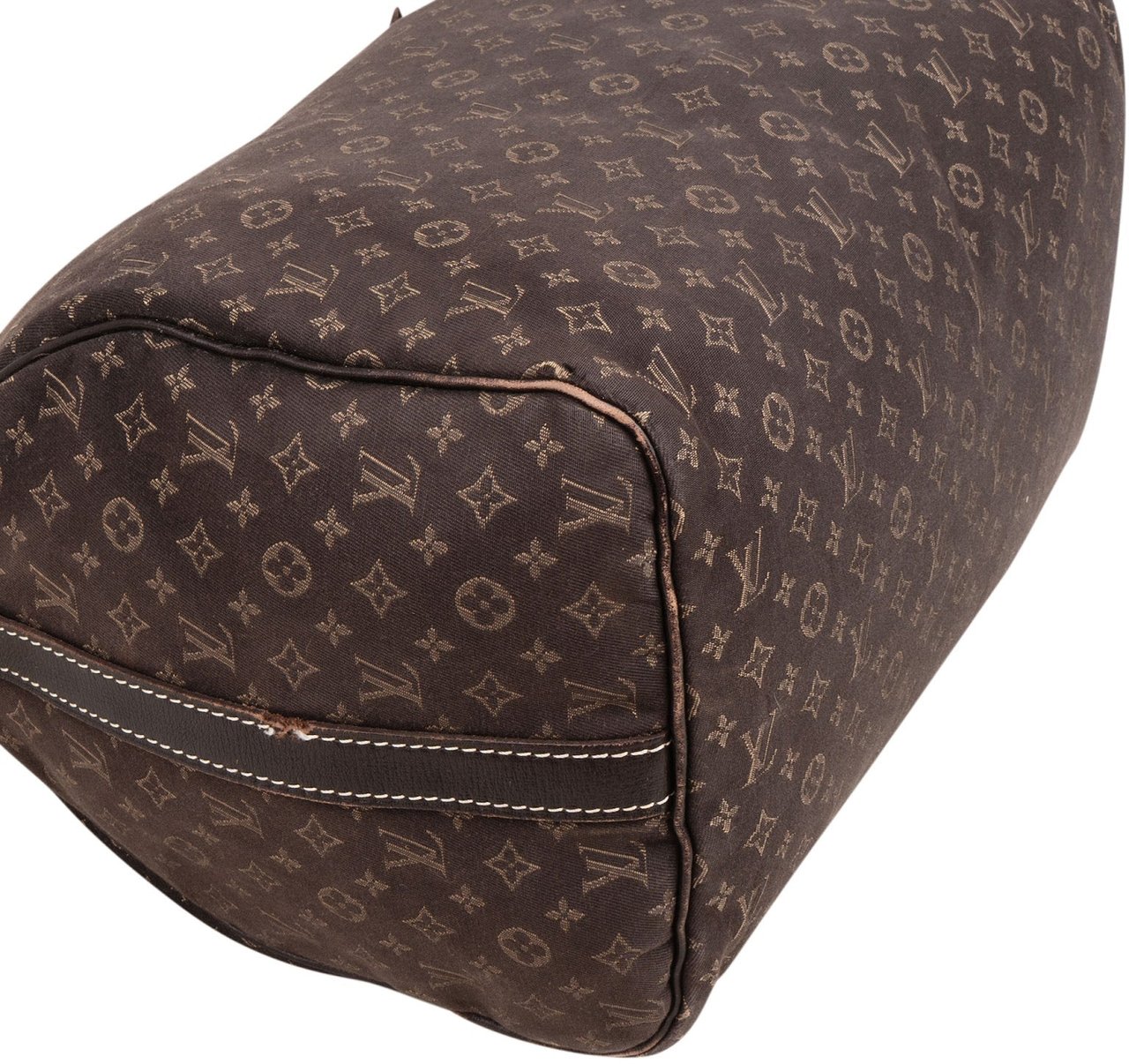 Louis Vuitton Louis Vuitton Monogram Mini Lin Speedy 30 Bandoulière Handbag Bruin