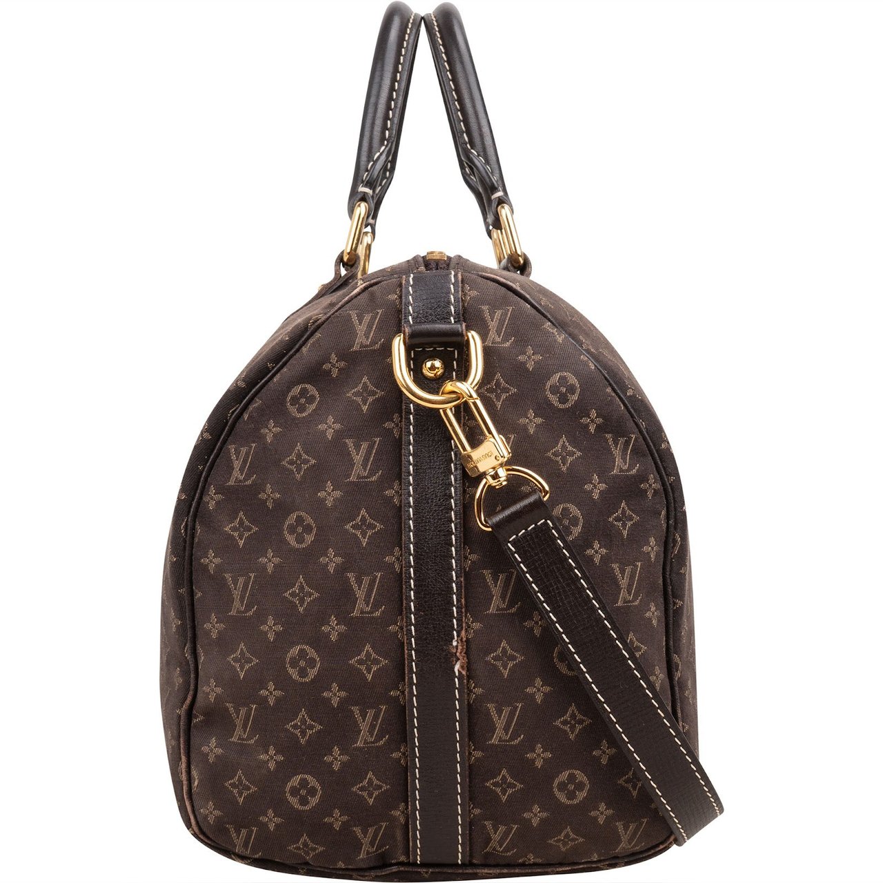 Louis Vuitton Louis Vuitton Monogram Mini Lin Speedy 30 Bandoulière Handbag Bruin