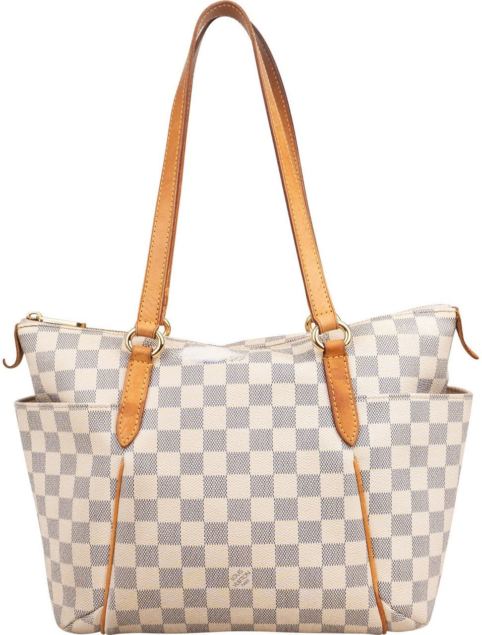 Louis Vuitton Monogram Damier Azur Canvas Totally PM Shoulder Bag Wit