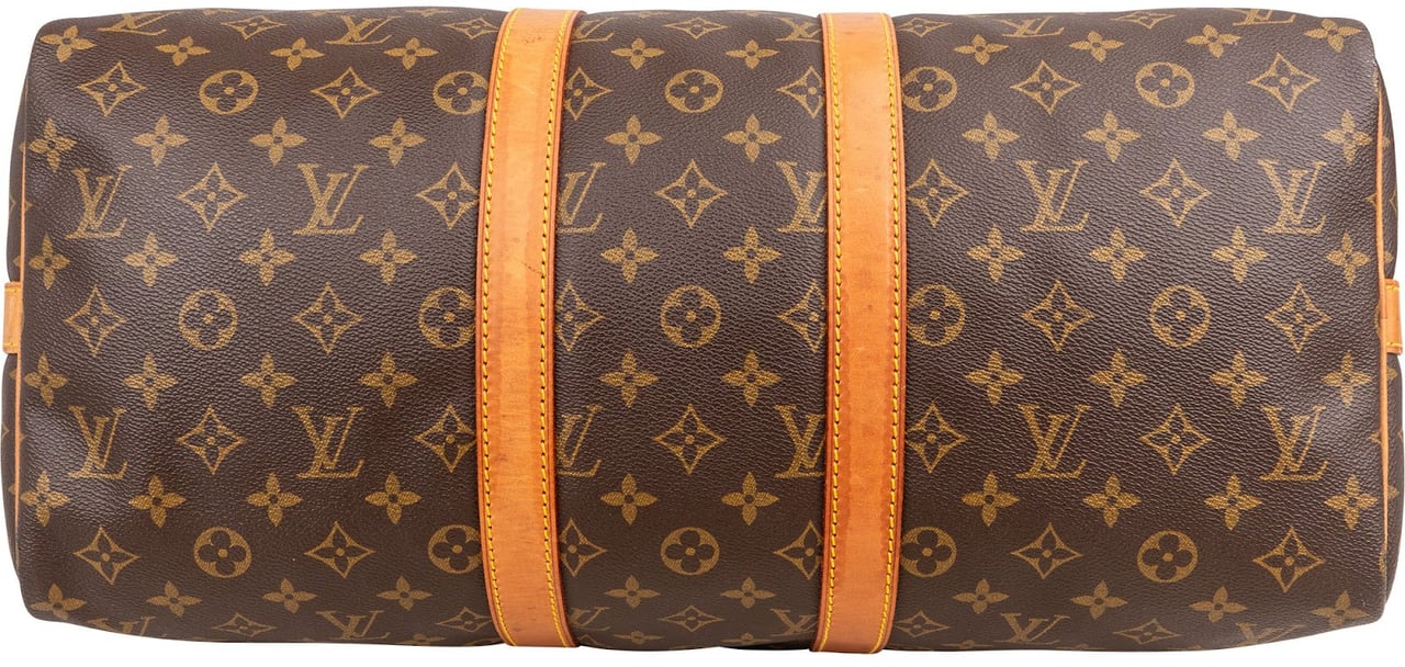 Louis Vuitton Louis Vuitton Monogram Canvas Keepall 45 Bandoulière Travel Bag Bruin