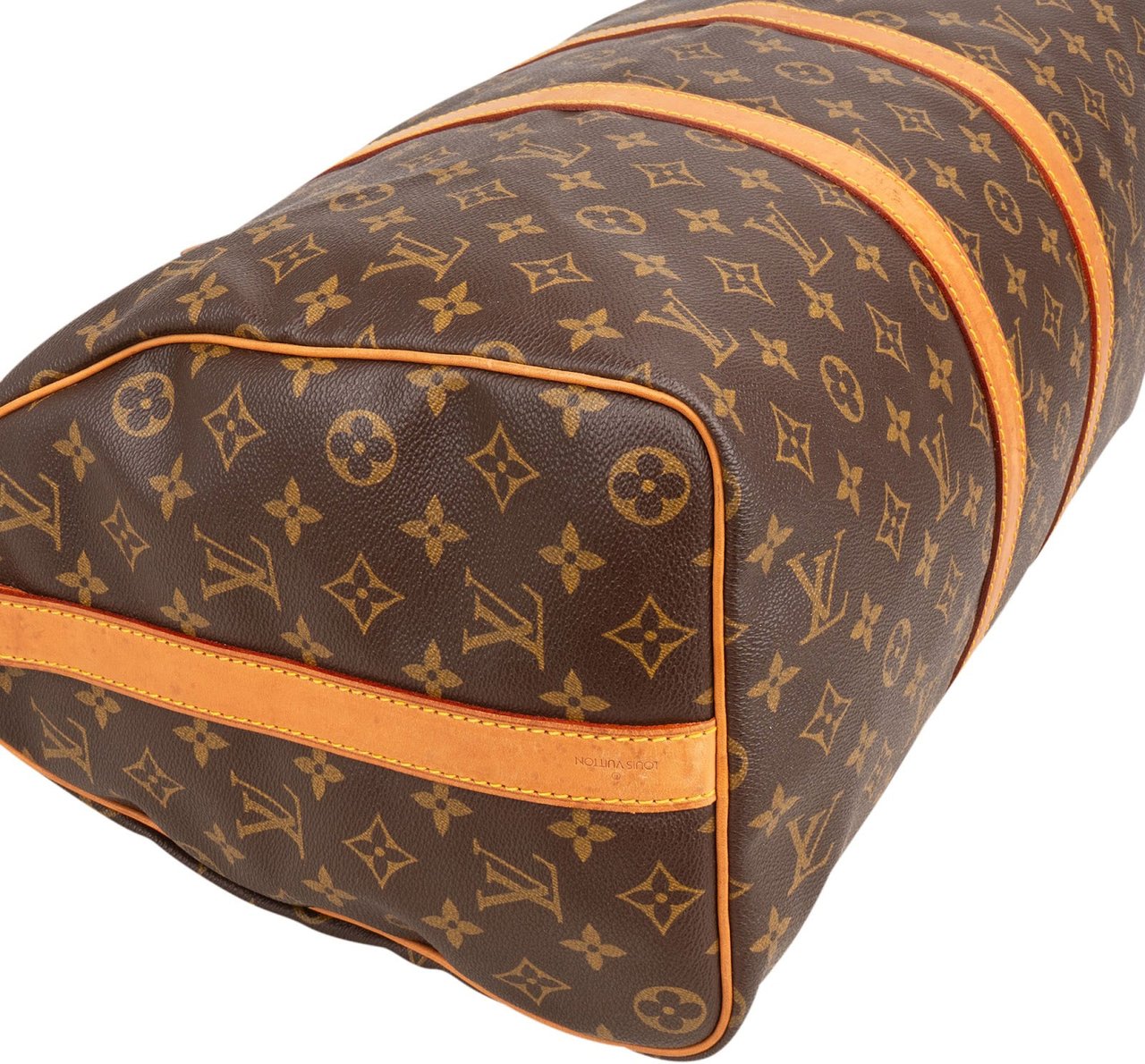 Louis Vuitton Louis Vuitton Monogram Canvas Keepall 45 Bandoulière Travel Bag Bruin