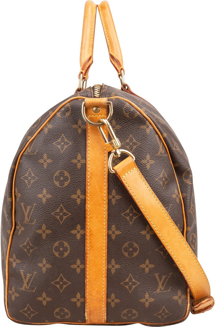 Louis Vuitton Louis Vuitton Monogram Canvas Keepall 50 Bandoulière Travel Bag Bruin