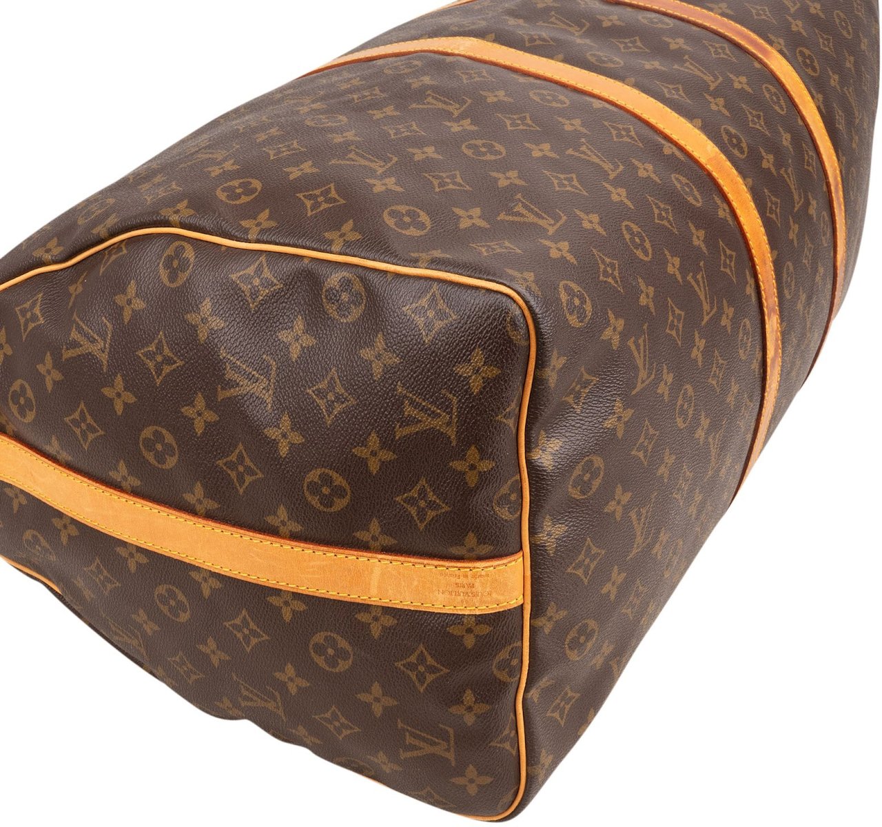 Louis Vuitton Louis Vuitton Monogram Canvas Keepall 60 Bandoulière Travel Bag Bruin