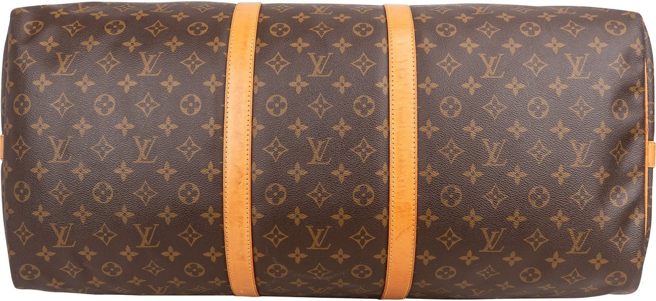 Louis Vuitton Louis Vuitton Monogram Canvas Keepall 60 Bandoulière Travel Bag Bruin
