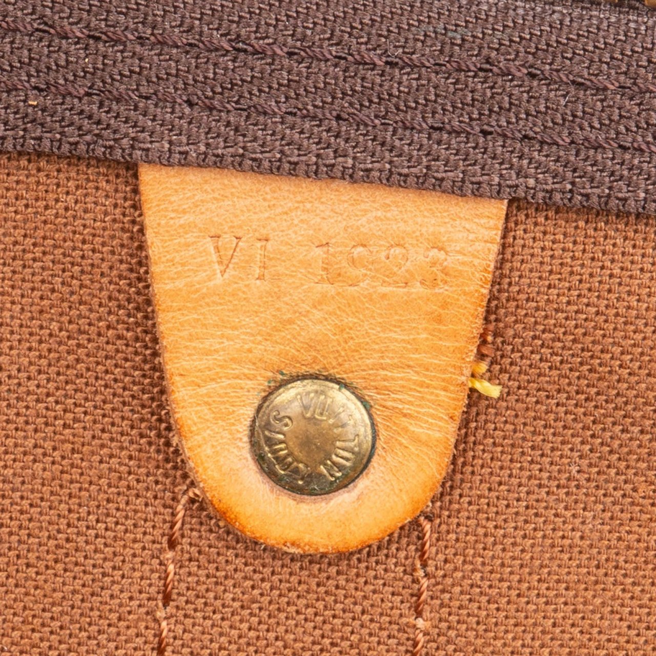 Louis Vuitton Louis Vuitton Monogram Canvas Keepall 60 Bandoulière Travel Bag Bruin