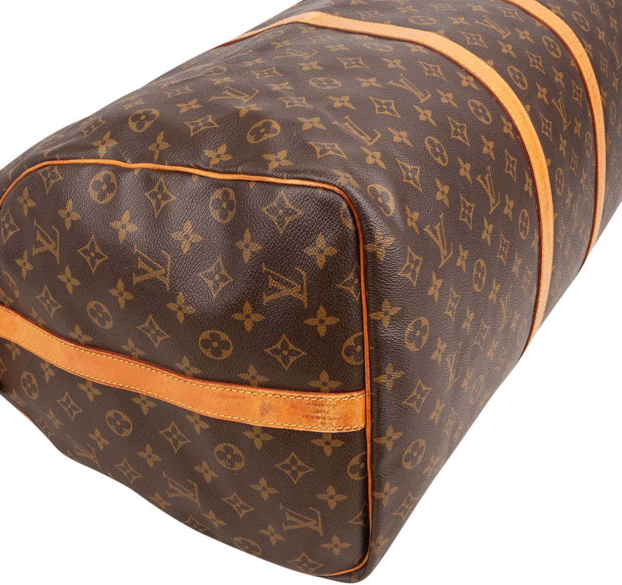 Louis Vuitton Louis Vuitton Monogram Canvas Keepall 60 Bandoulière Travel Bag Bruin