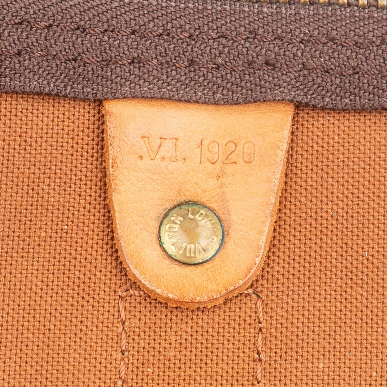 Louis Vuitton Louis Vuitton Monogram Canvas Keepall 60 Bandoulière Travel Bag Bruin