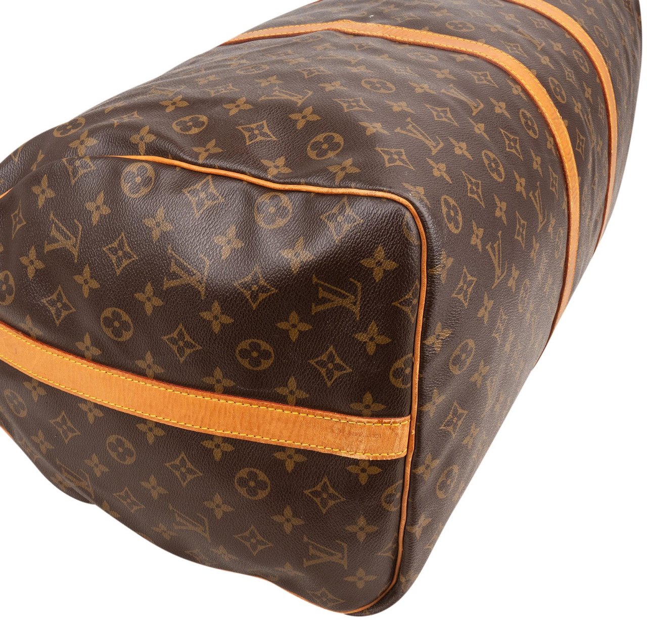 Louis Vuitton Louis Vuitton Monogram Canvas Keepall 60 Bandoulière Travel Bag Bruin