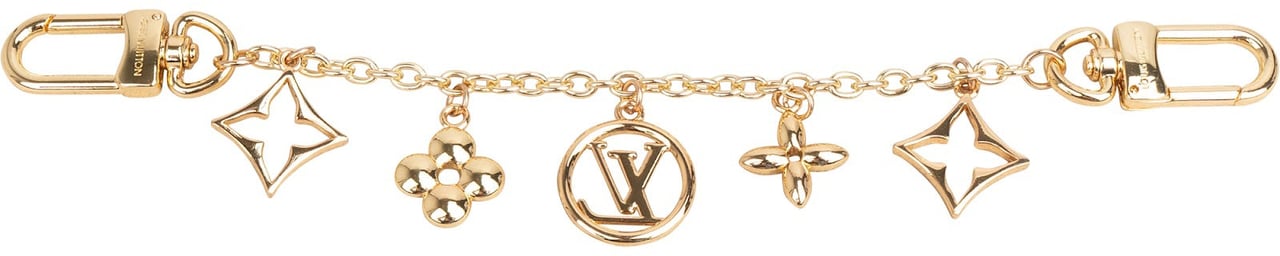 Louis Vuitton Golden Blooming Flowers & Key Holder Bag Charm Divers